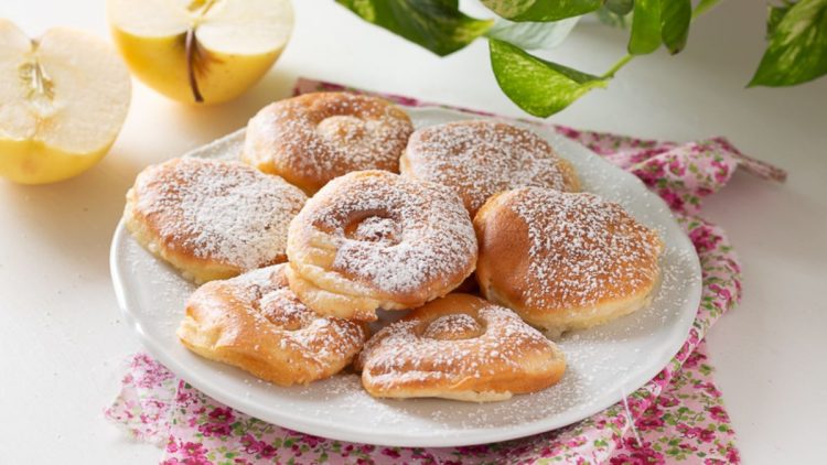 beignets aux pommes à la friteuse à air