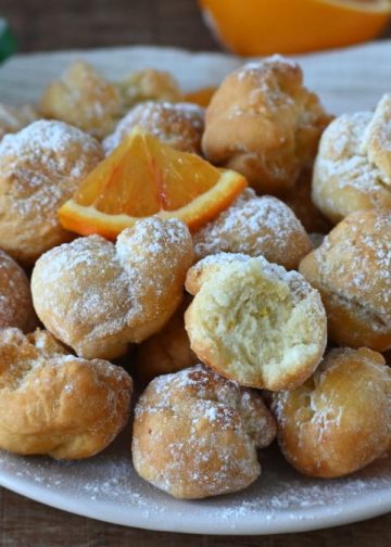 beignets gourmands à l'orange