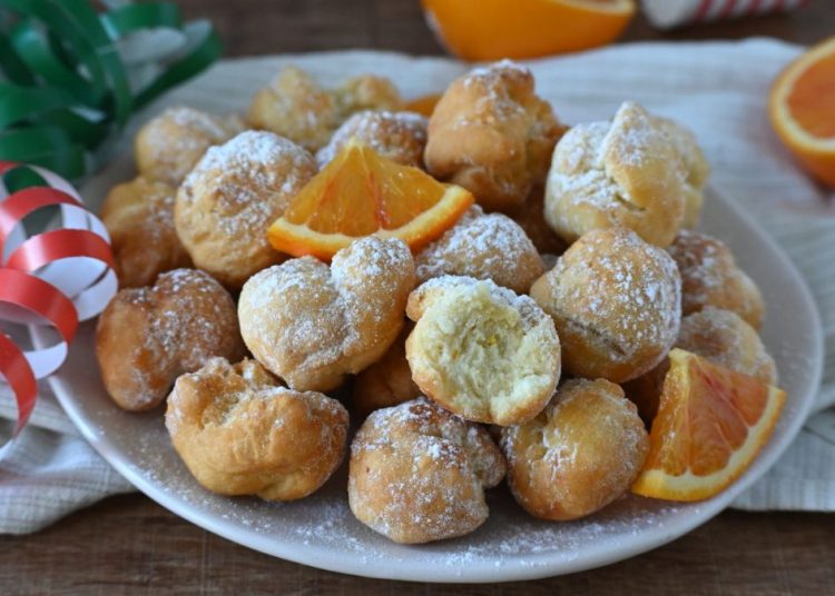 beignets gourmands à l'orange