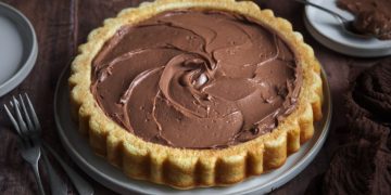 tarte renversée au Nutella