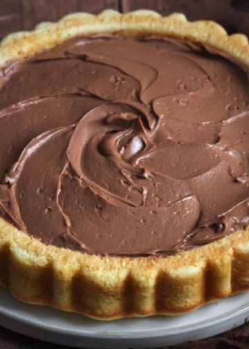 tarte renversée au Nutella