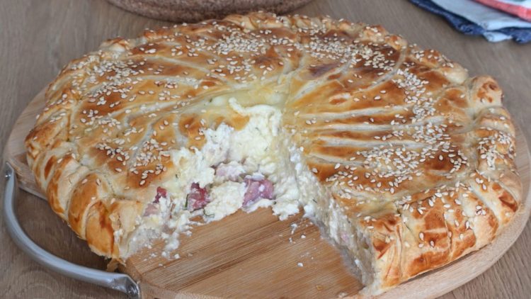 tarte rustique à la ricotta